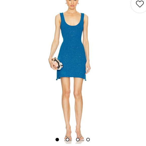 WeWoreWhat Dresses & Skirts - WeWoreWhat Cowl Mini Dress in Aquamarine